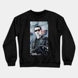 Terminator motorcycle Crewneck Sweatshirt